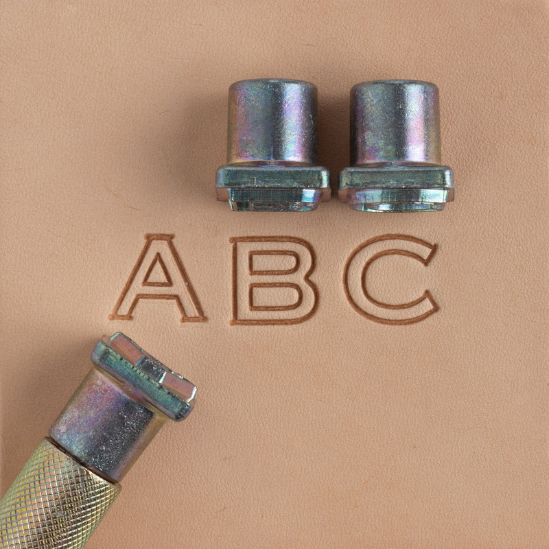 Craftool® Open Face Alphabet Stamp Set