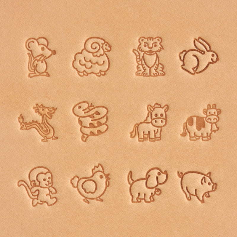 Juego de sellos de animales de dibujos animados Craftool®