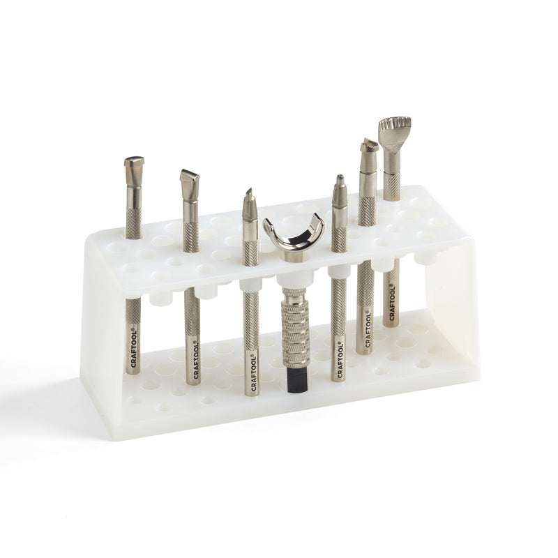 Ensemble d'outils Craftool® Basic 7 avec support