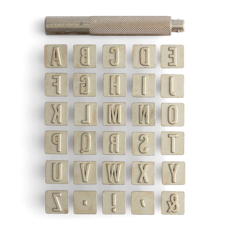 Juego de sellos de alfabeto para monogramas Craftool®