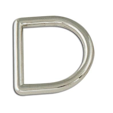 Anillos en D sólidos decorativos
