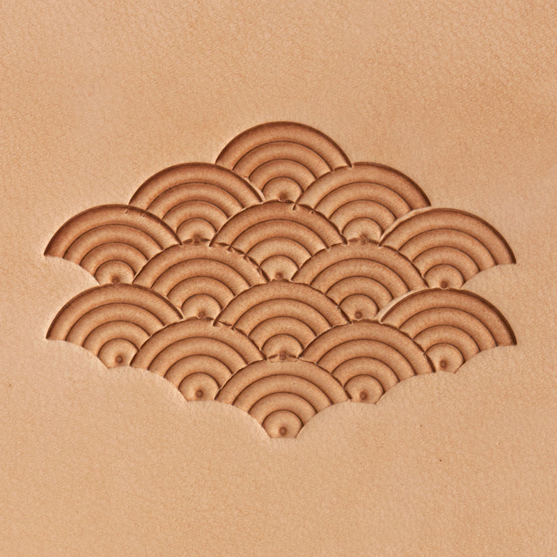 Timbre en laiton de tuile de coquille