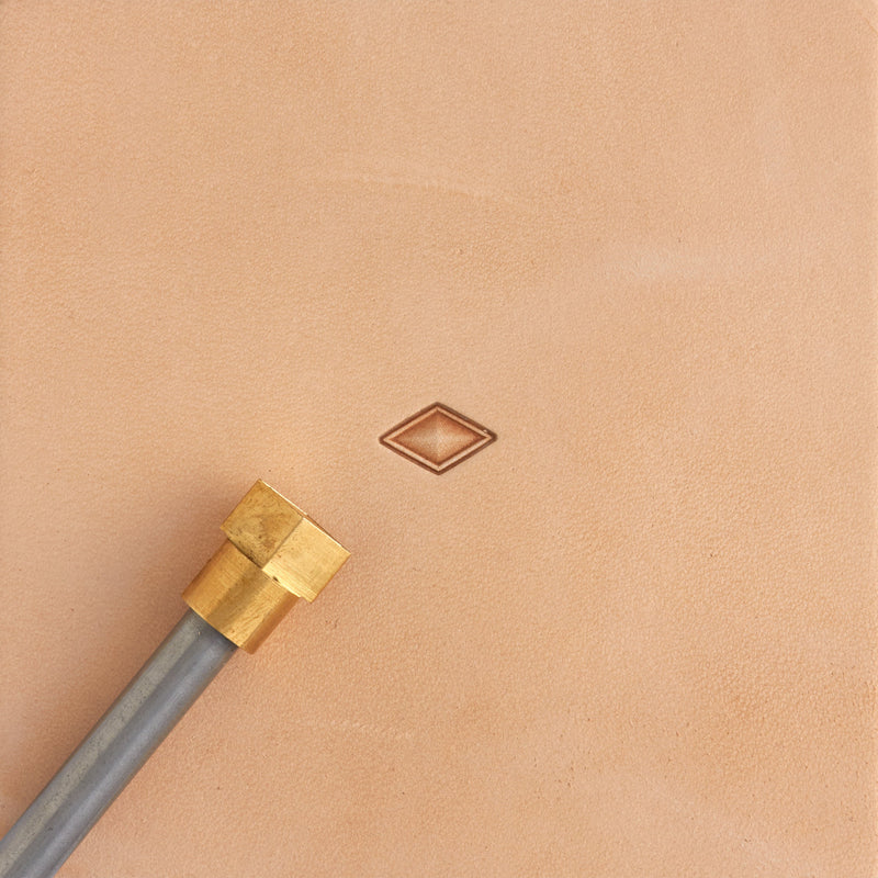 Sello de latón de diamante