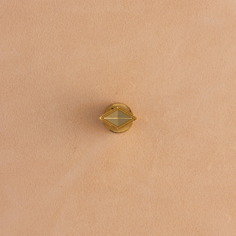 Sello de latón de diamante