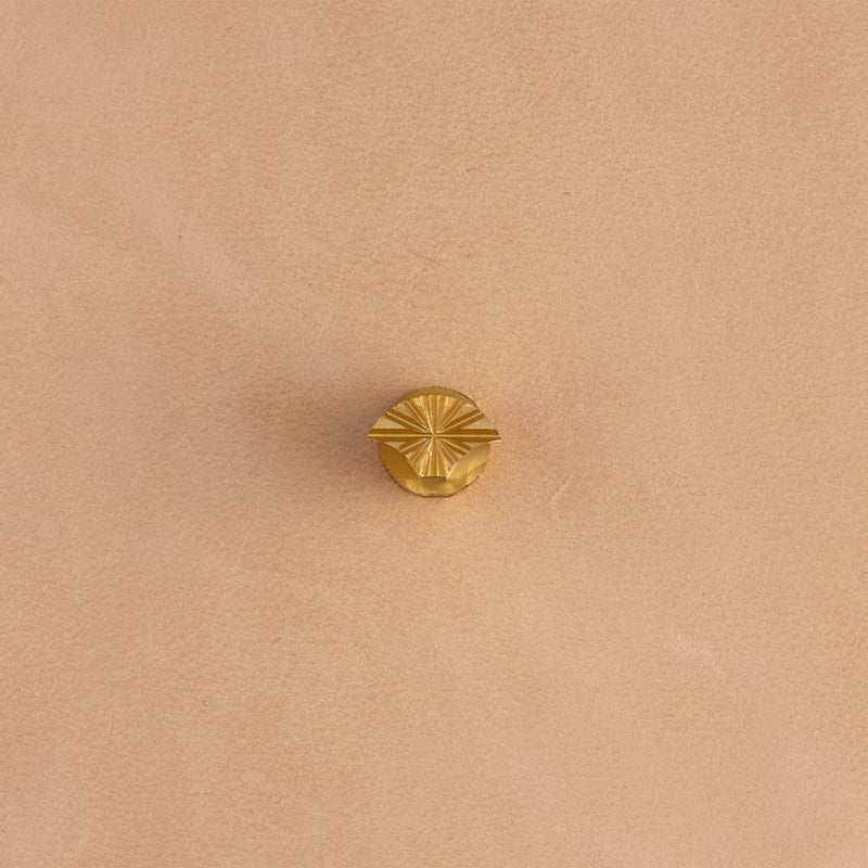 Timbre en laiton de coquille de Sunburst