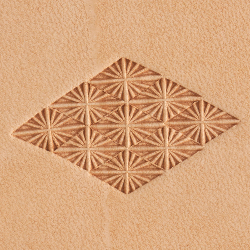 Sunburst Diamond Brass Stamp