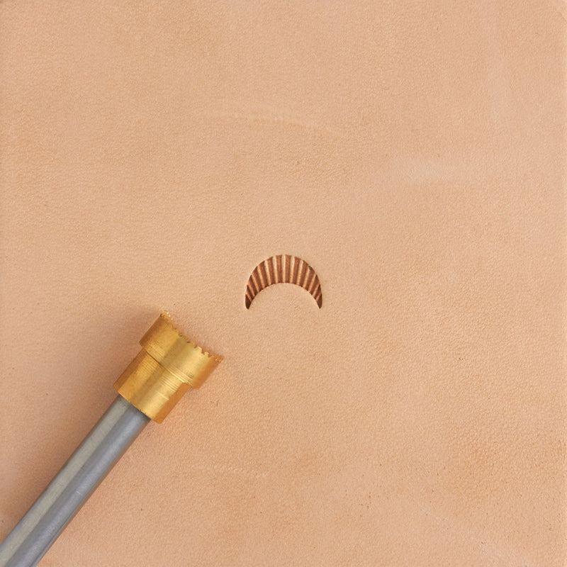 Lined Camo Brass Stamp