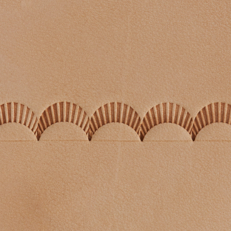 Lined Camo Brass Stamp
