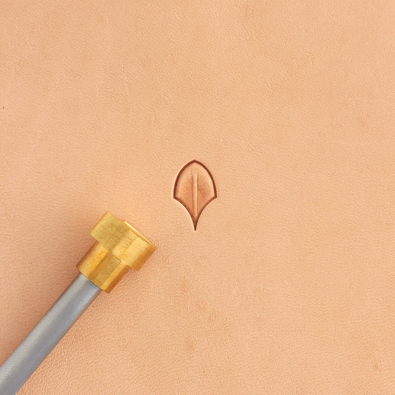 Sello de latón con escala de textura
