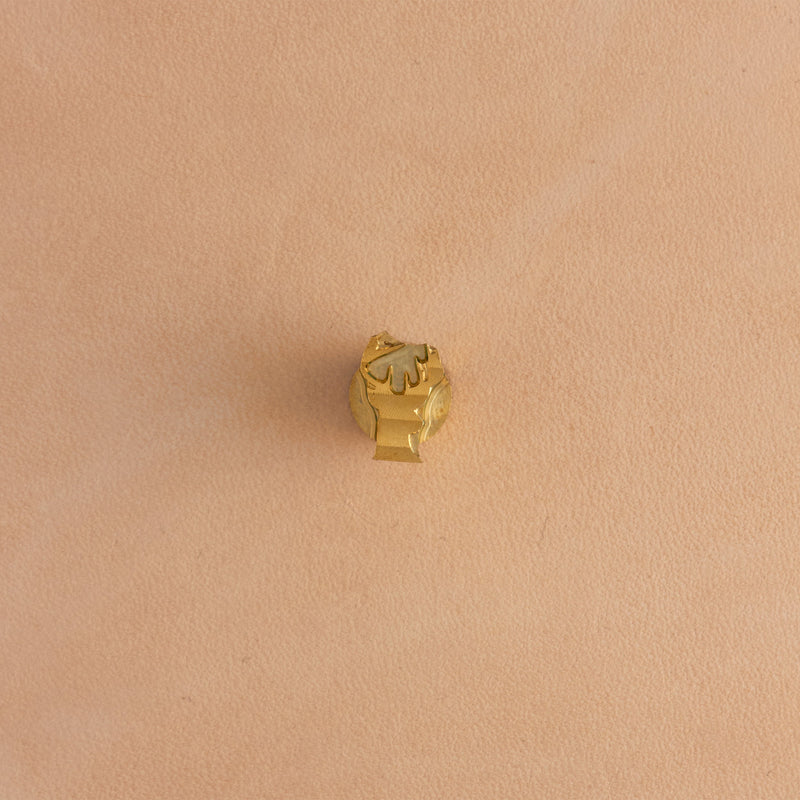 Deer Head Brass Stamp