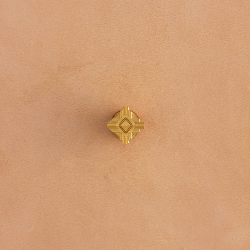 Southwestern Sun Brass Stamp