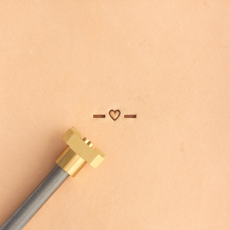 Heart Border Brass Stamp