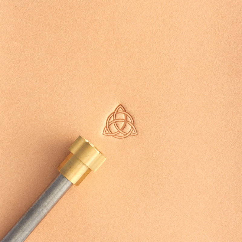 Celtic Knot Triquetra Brass Stamp