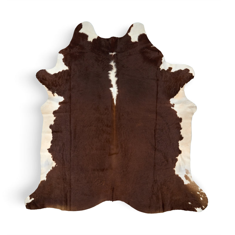 Hair-On Cowhide Rug Brown & White