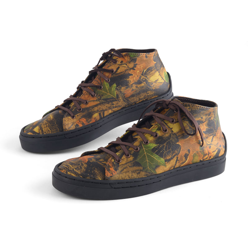 Printed Leaf Camo Single Shoulder