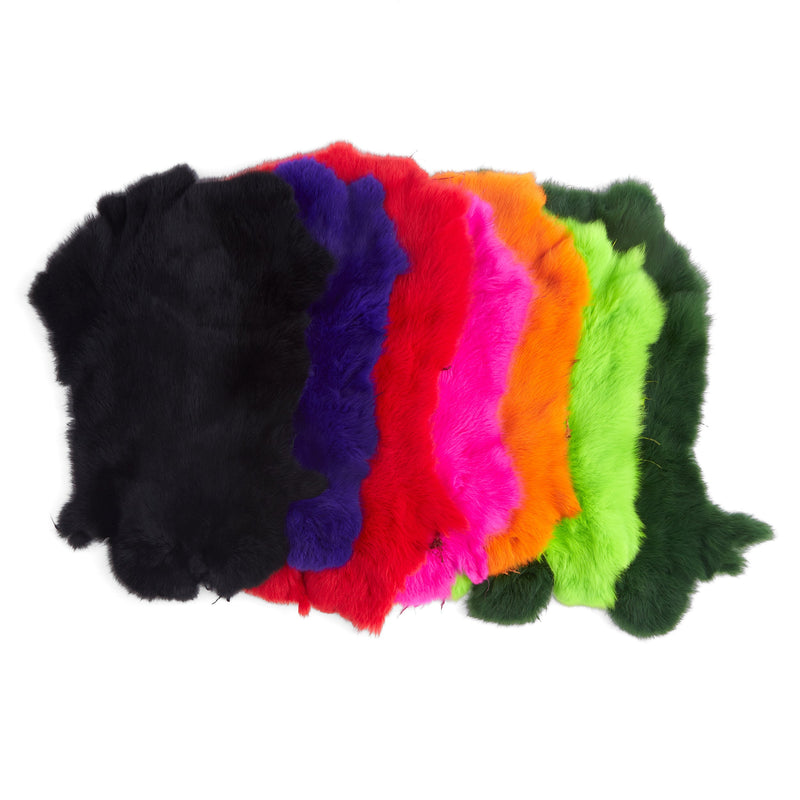 Dyed Rabbit Skin