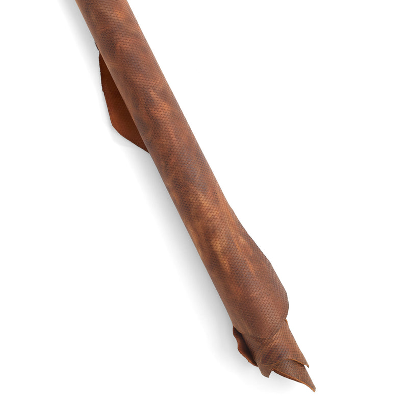 Cognac côté gaufré python