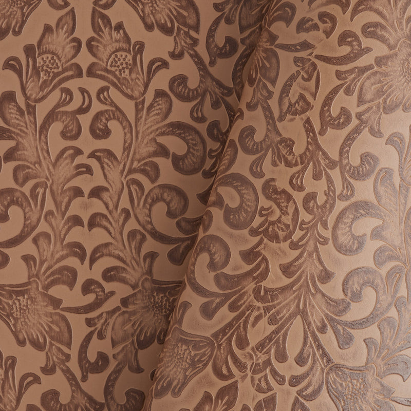 Embossed Hand Tipped Floral Side