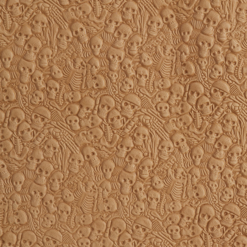 Skull Print Veg-Tan Sheepskin - FINAL SALE