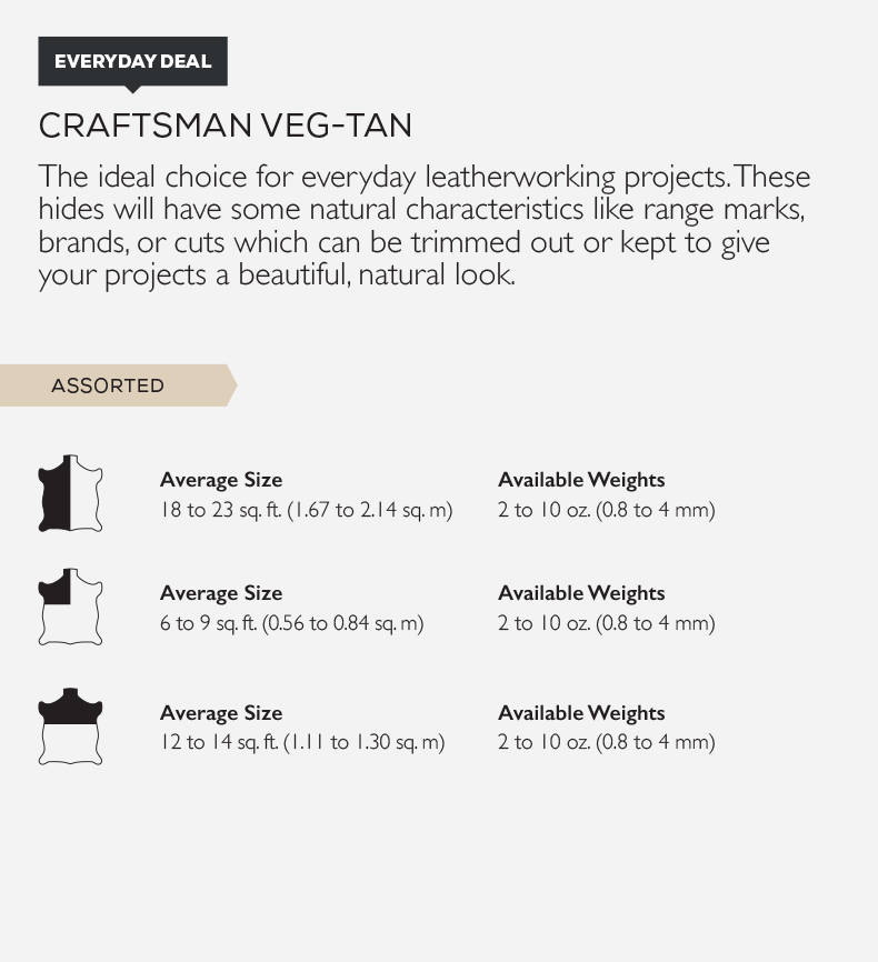 Craftsman Veg-Tan Overview