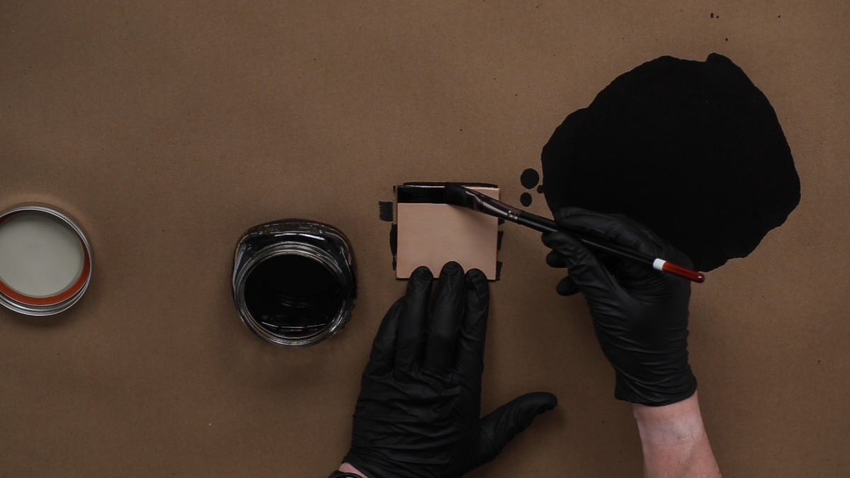Color your leather banner
