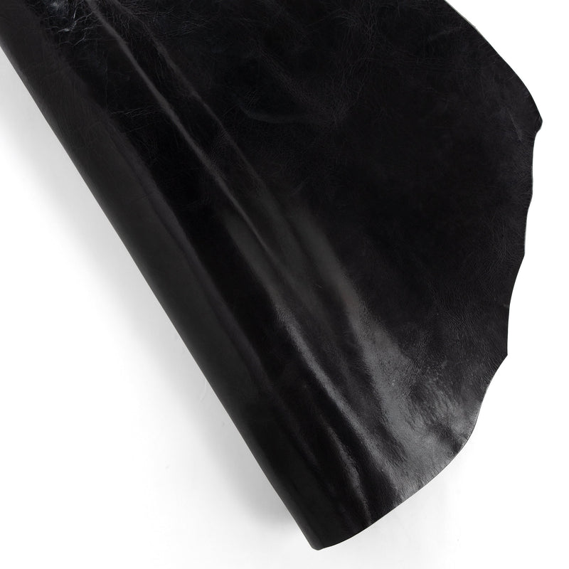 Vintage Glazed Water Buffalo Bend Black
