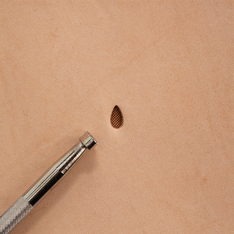 Craftool® Checked Teardrop Background Stamp