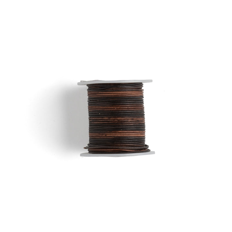 Dentelle ronde en cuir